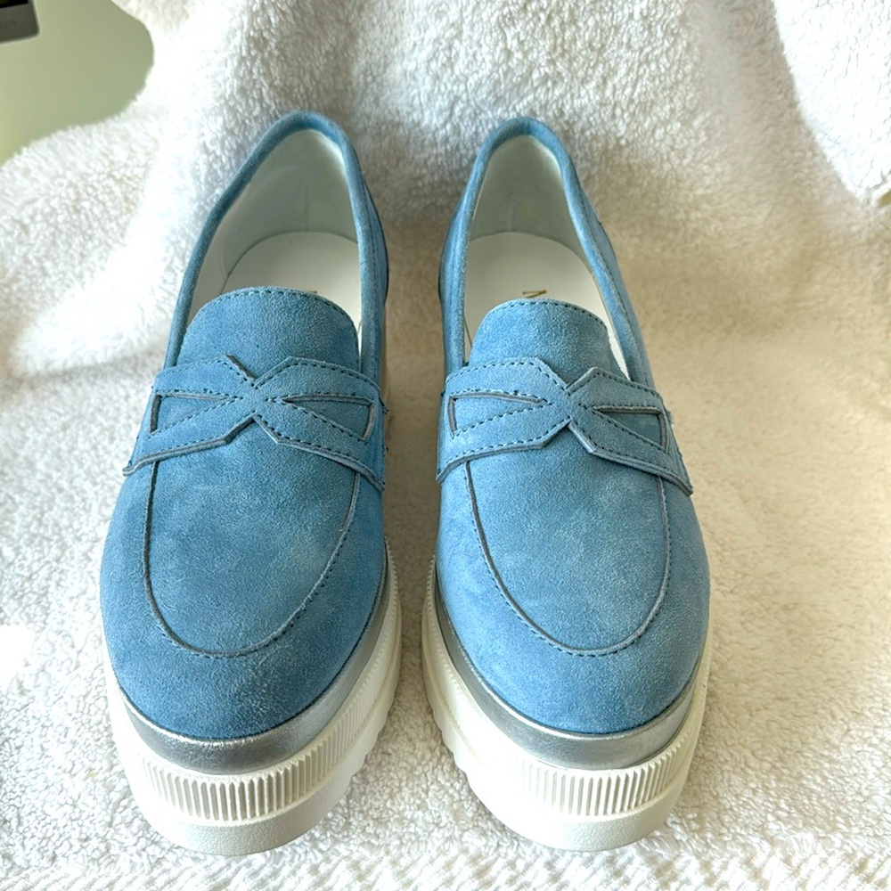 Marco Moreo Milano Blue suede Loafer